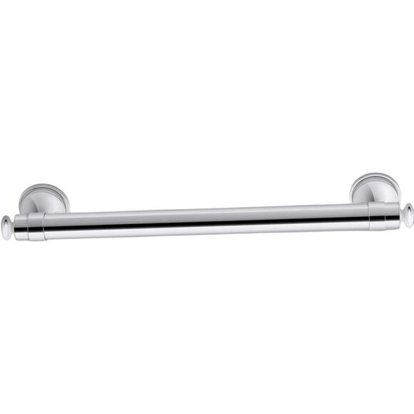KOHLER Carmichael 16 in. Grab Bar Polished Chrome - Picture 1 of 7